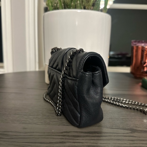 SAINT LAURENT
Sheepskin Matelasse Chevron Monogram Classic Baby Chain Bag Black - Picture 3 of 5